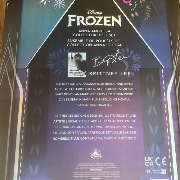 DISNEY  FROZEN ELSA , ANNA  DOLL SET   D23 2022 - Picture 5 of 7